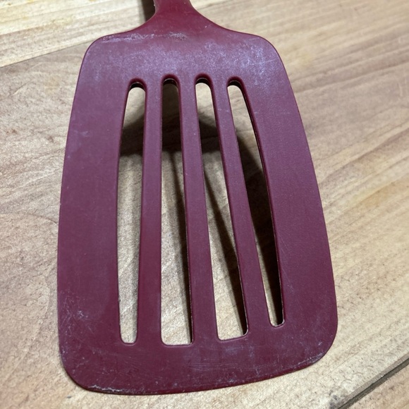Kitchenaid Red Slotted Kitchen Spatula - Picture 2 of 6